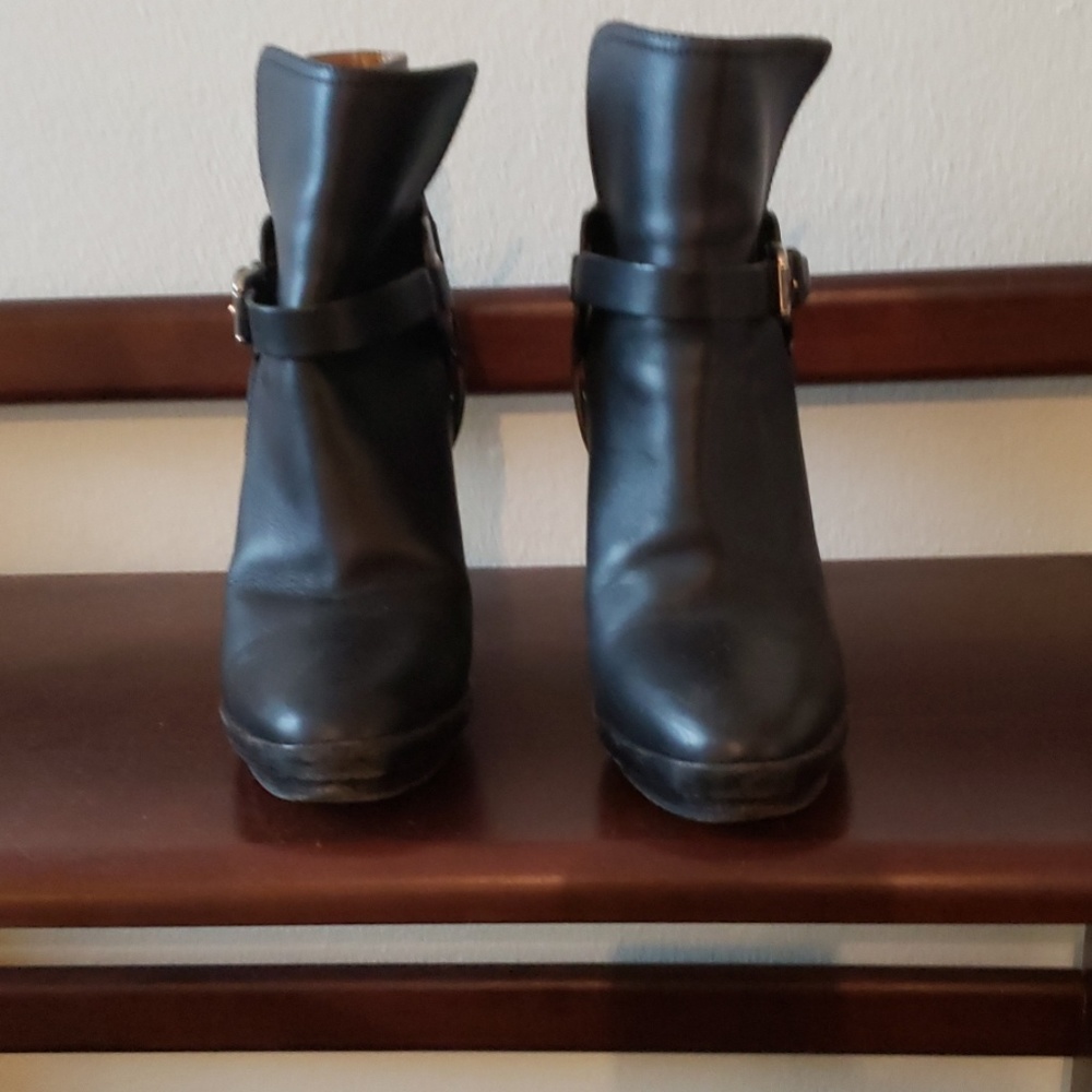 Ralph Lauren Collection platform ankle boots